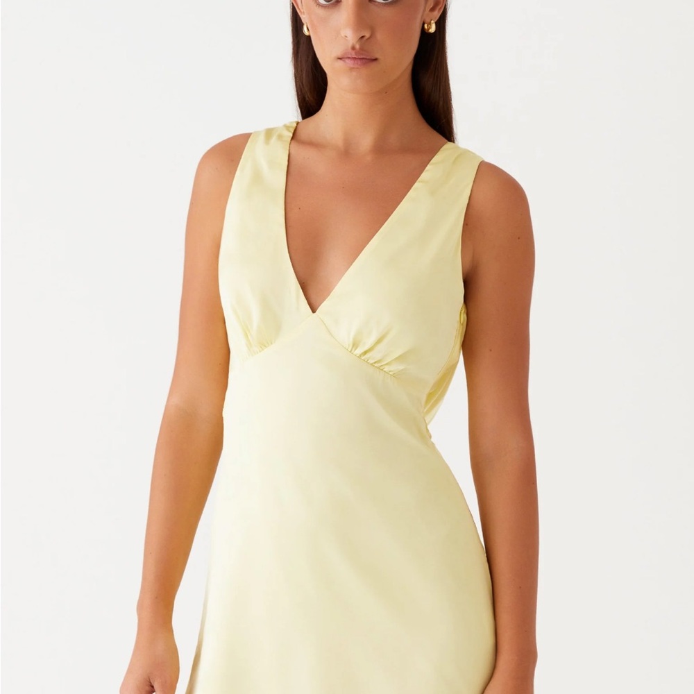 Peppermayo Yellow Mini Dress